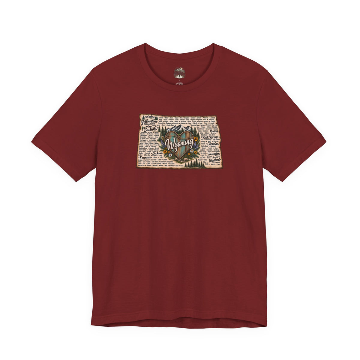 Wyoming State Outline Tee