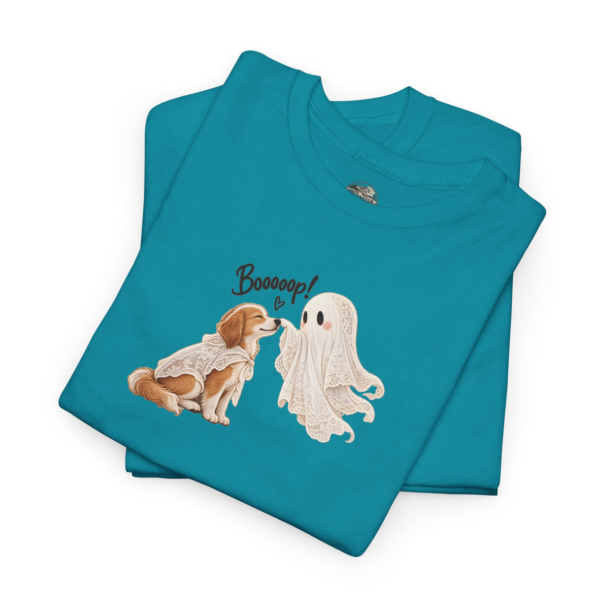 Booooop! Cute Ghost and Dog