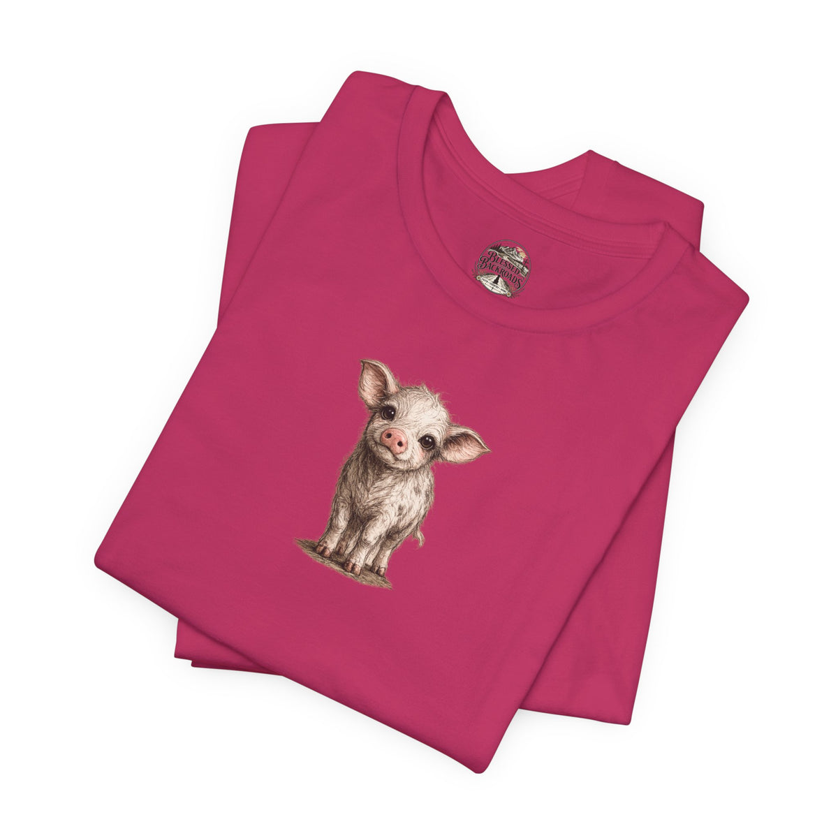 Cute Piglet T-Shirt — Adorable Farm Animal Tee for Animal Lovers