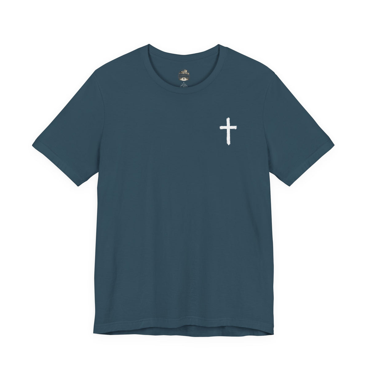 Faith Cross T-Shirt — "When You Can't See the Way, Trust the One Who Is the Way" Christian Tee