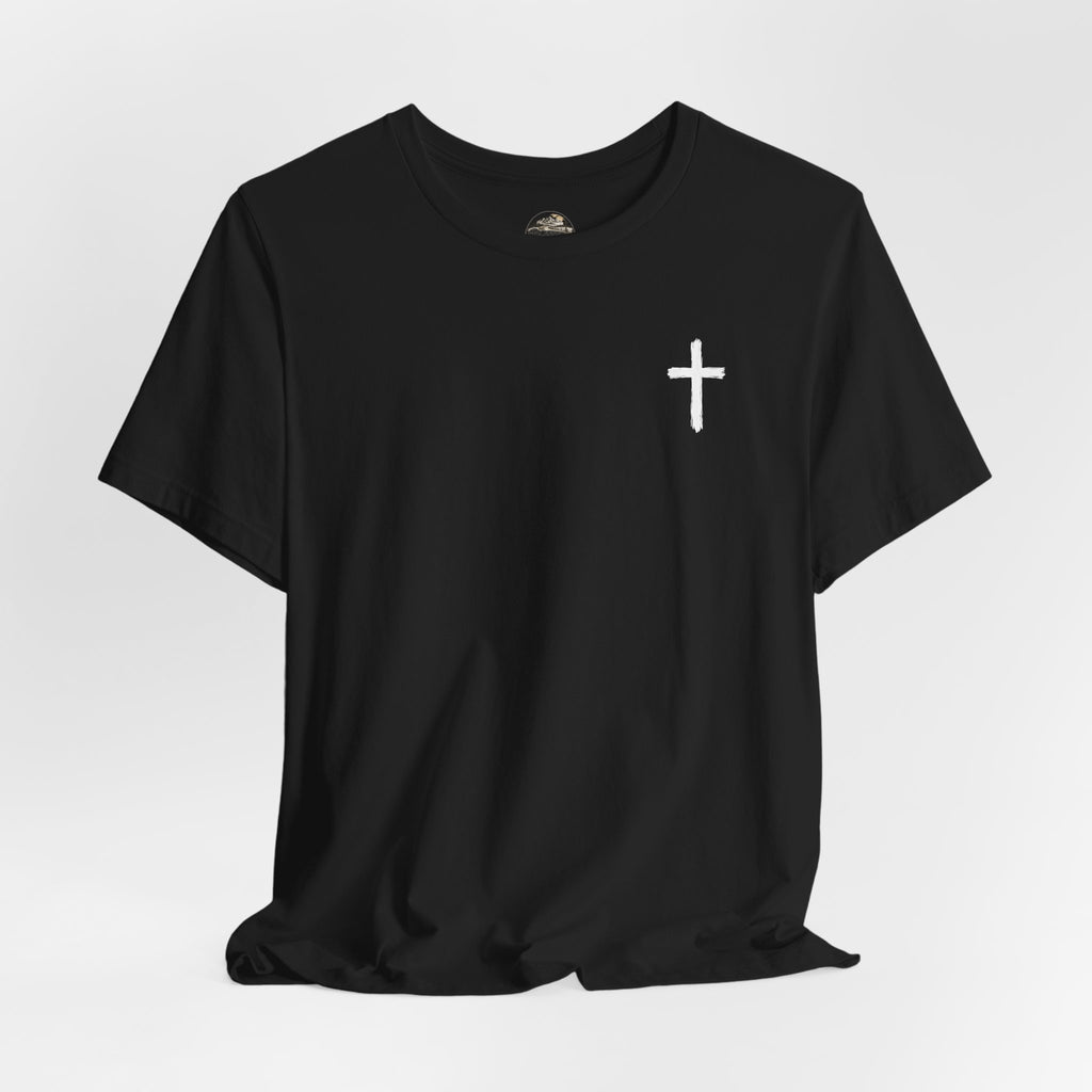 Faith Cross T-Shirt — "When You Can't See the Way, Trust the One Who Is the Way" Christian Tee