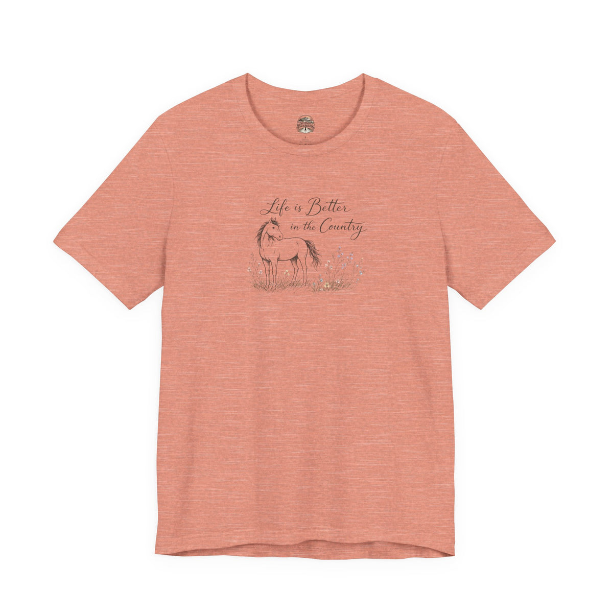 Country Life Horse Graphic Tee – "Life is Better in the Country"