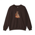 German Shepherd Autumn Pumpkin Crewneck Sweatshirt