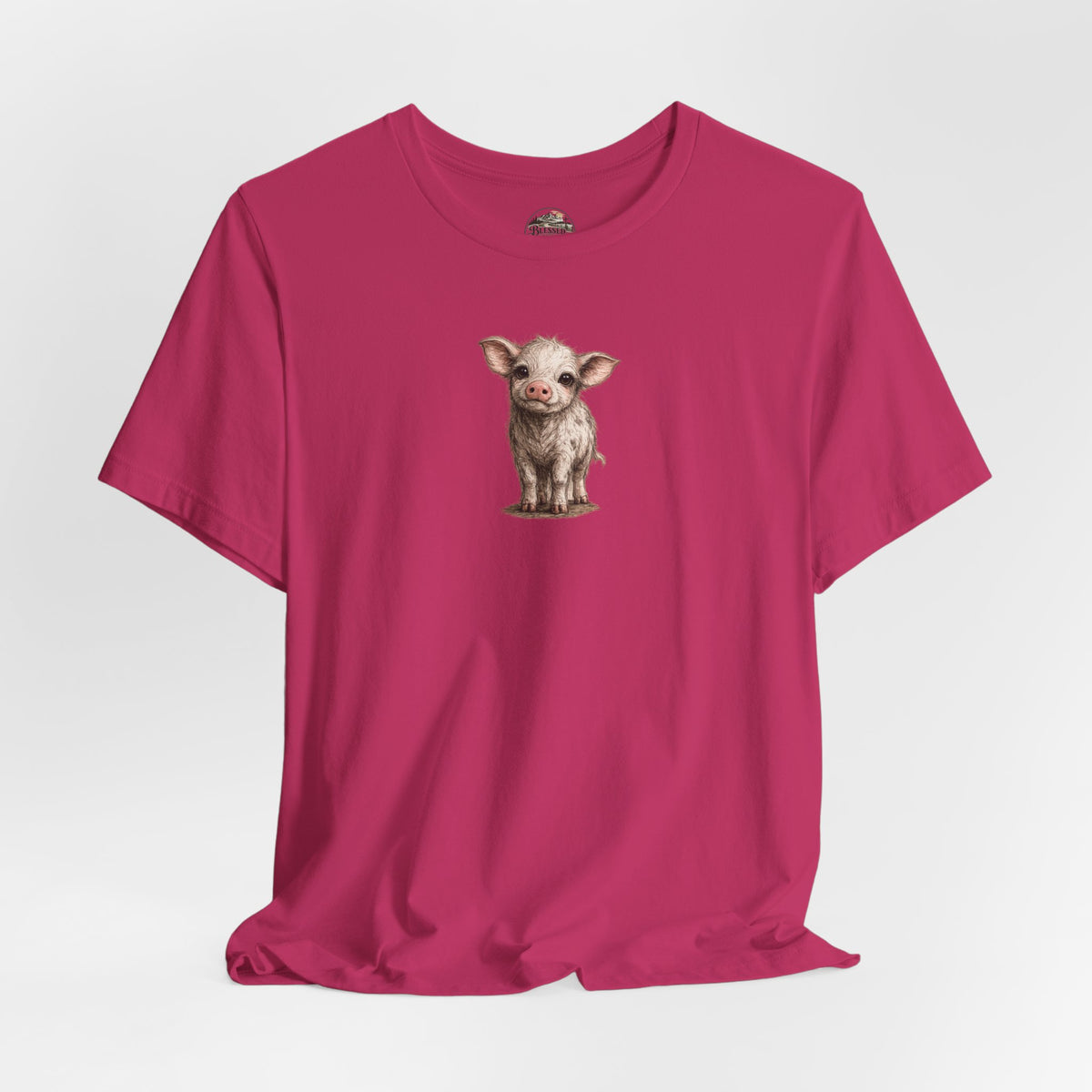 Cute Piglet T-Shirt — Adorable Farm Animal Tee for Animal Lovers