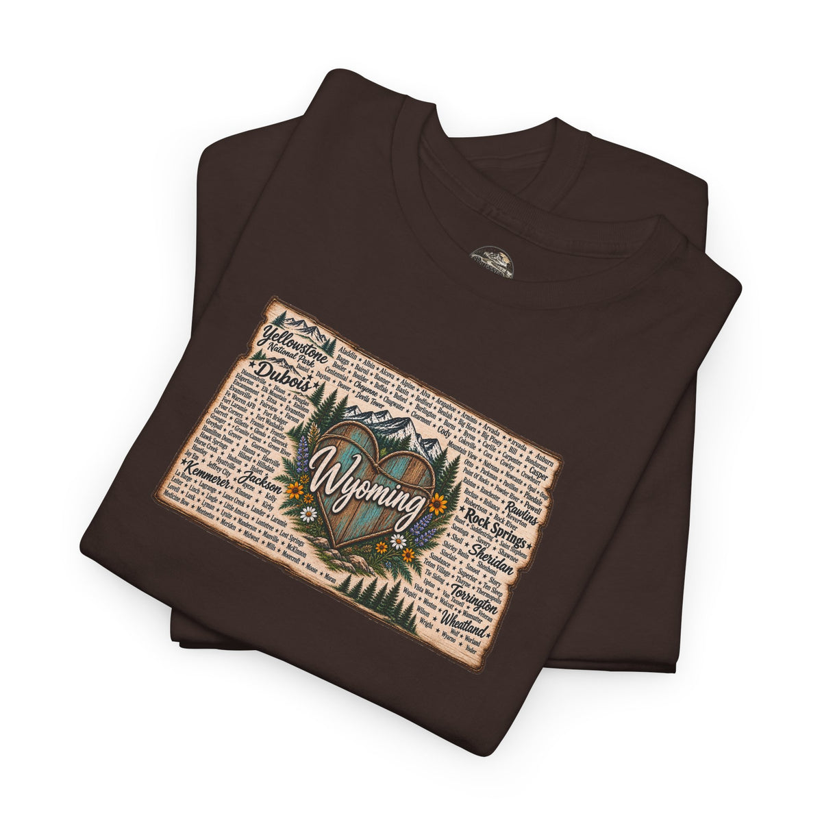 Wyoming State Outline Tee