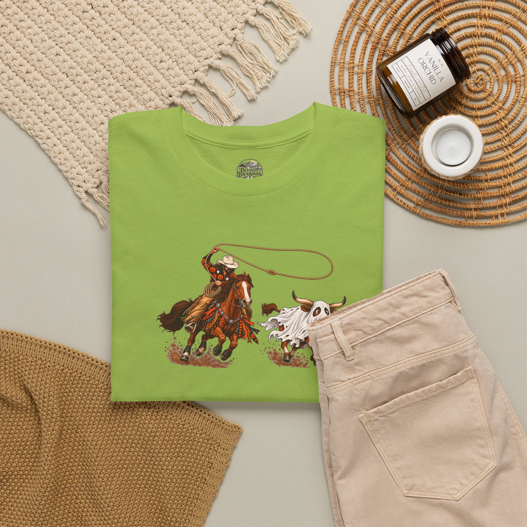Halloween Steer and Cowboy Tee
