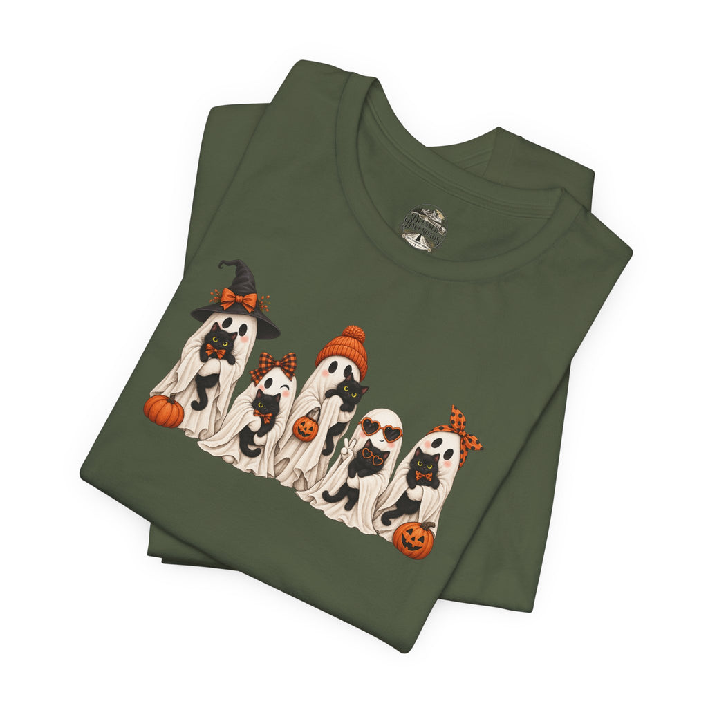 Halloween Ghost and Kittens T-Shirt