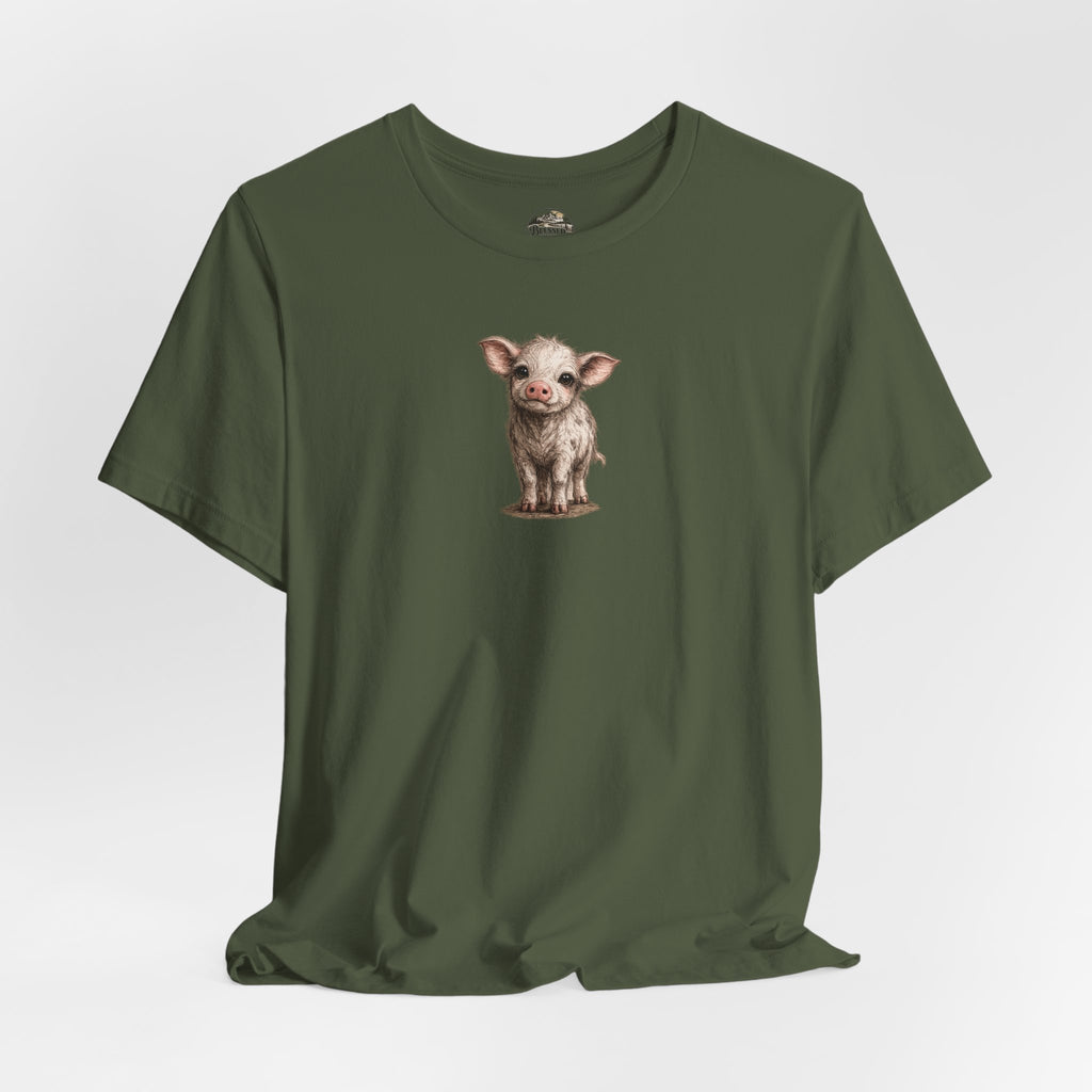 Cute Piglet T-Shirt — Adorable Farm Animal Tee for Animal Lovers