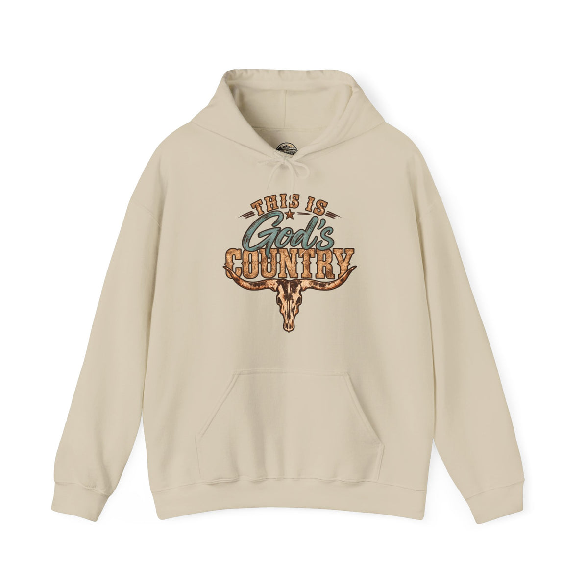 This Is God's Country Hoodie - Rustic Western Faith Pullover