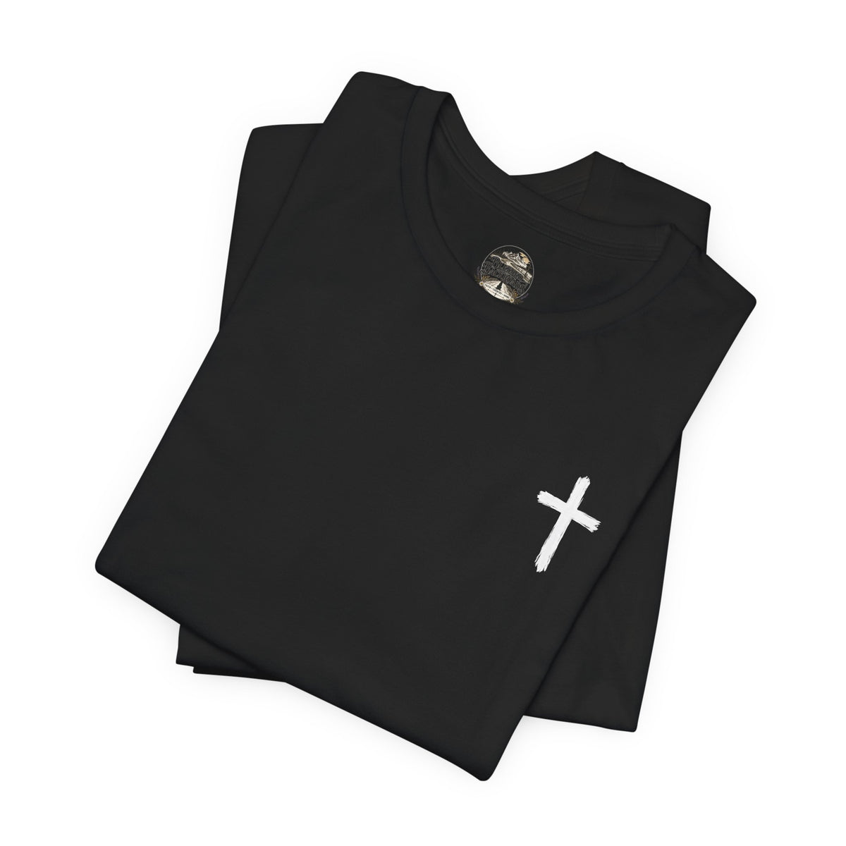 Faith Cross T-Shirt — "When You Can't See the Way, Trust the One Who Is the Way" Christian Tee