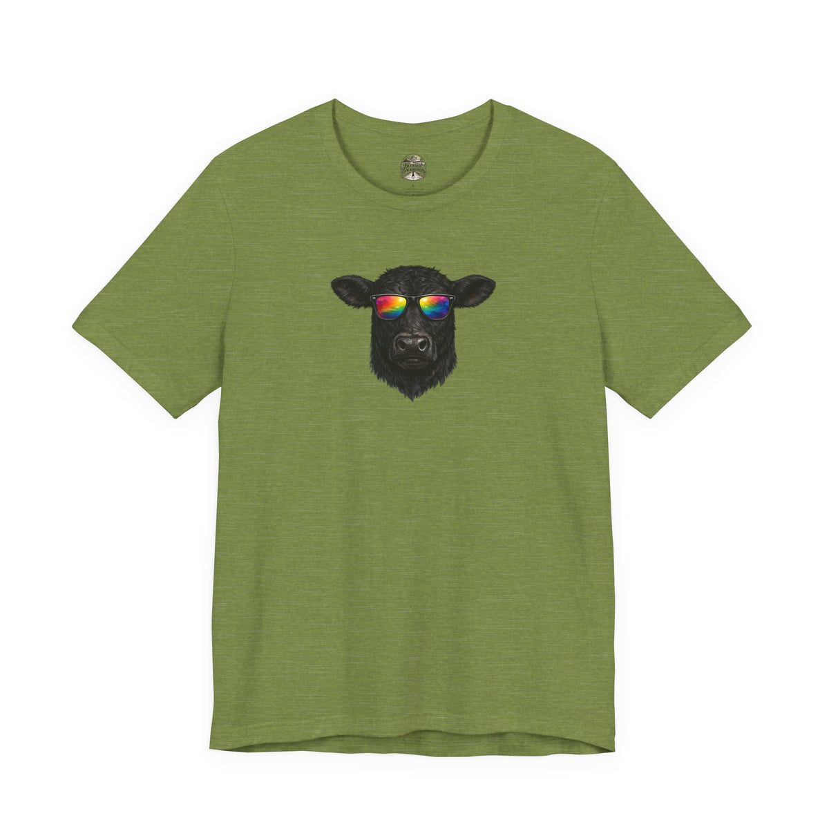 Black Cow With Sunglasses