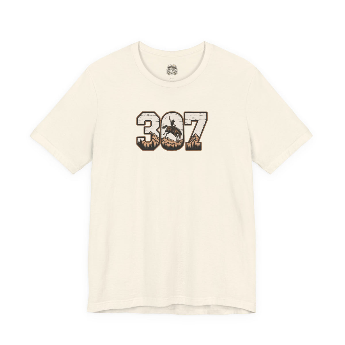 307 Wyoming Cowboy T-Shirt – Rustic Western State Pride Tee