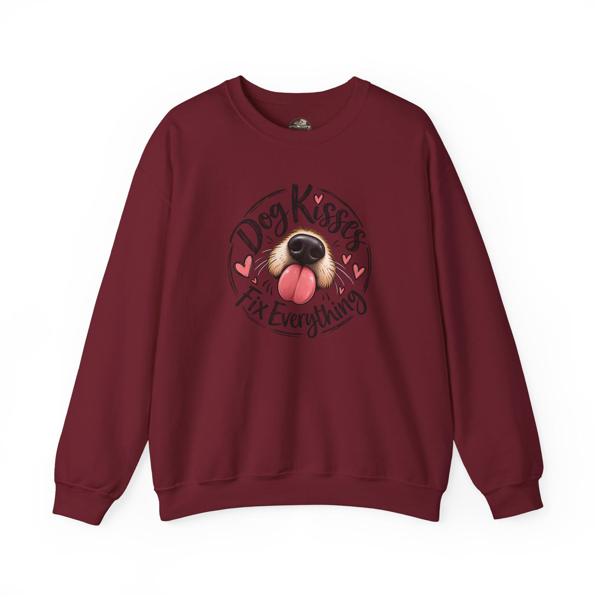Dog Kisses Fix Everything Crewneck Sweatshirt