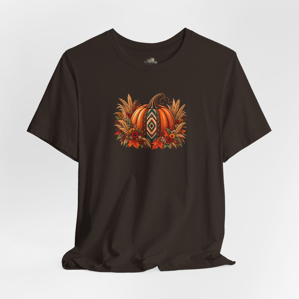 Fall Pumpkin & Sunflower Tee — Autumn Harvest Graphic T-Shirt