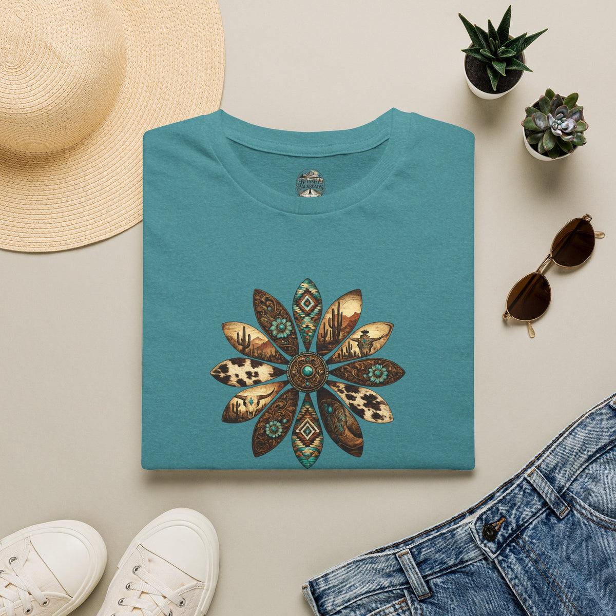 — Western Floral Graphic Tee