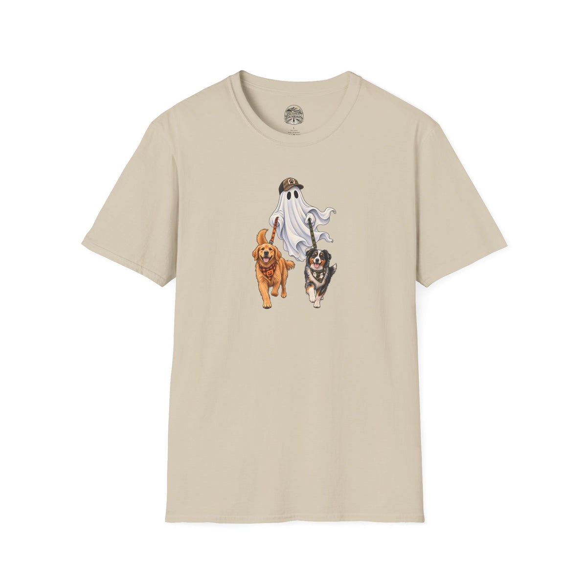 Halloween Ghost with Dogs T-Shirt