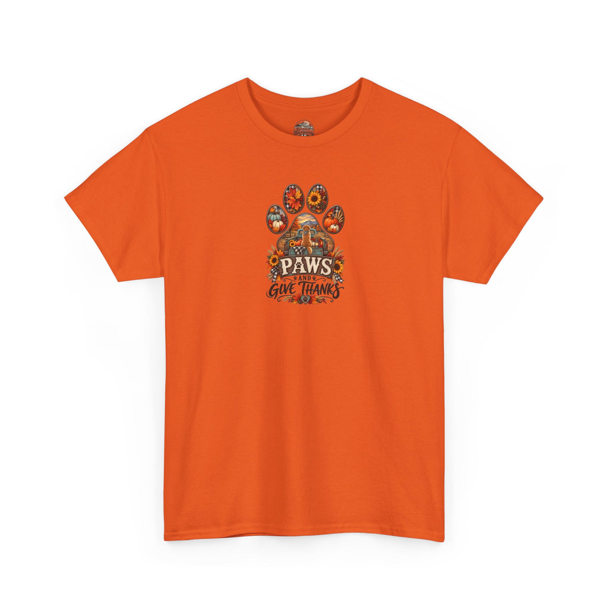 Thankful Paws Thanksgiving T‑Shirt