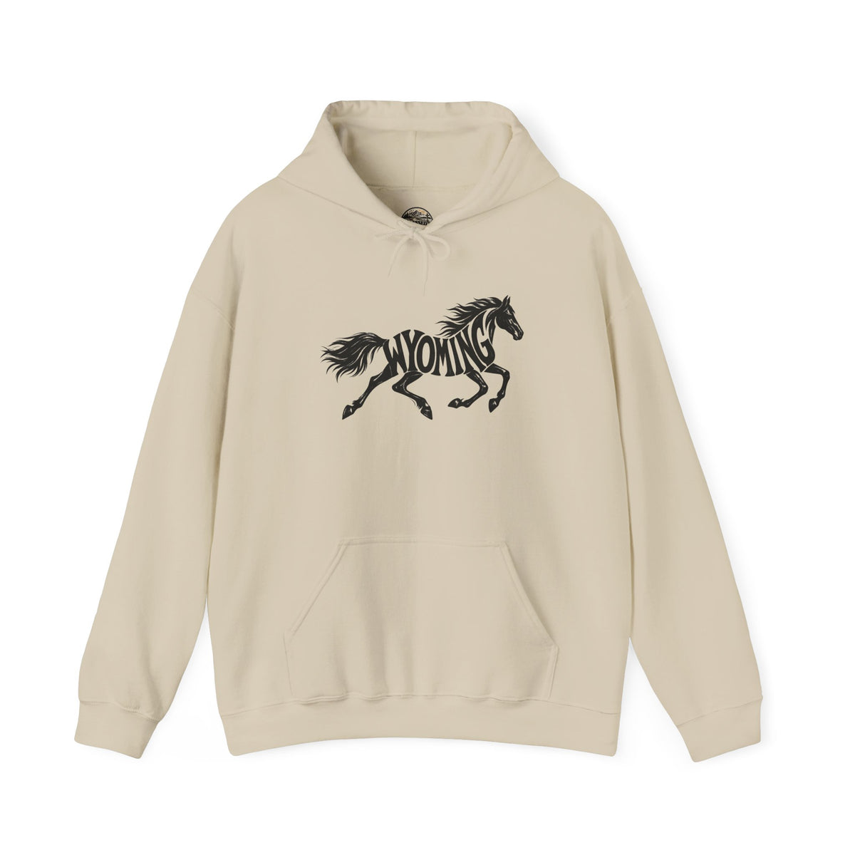 Wyoming Running Horse Hoodie