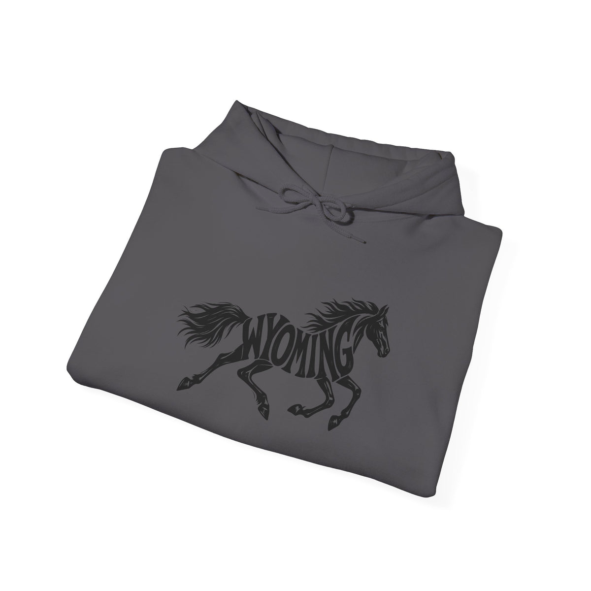 Wyoming Running Horse Hoodie