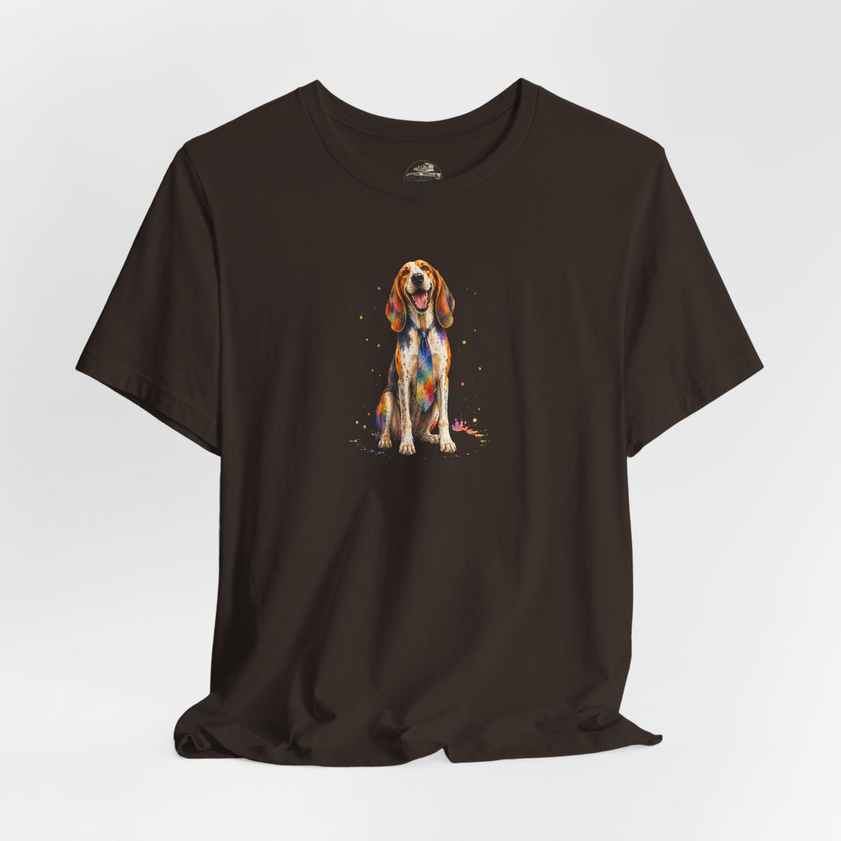 Hound Dog Watercolor T-Shirt – Colorful Dog Lover Tee