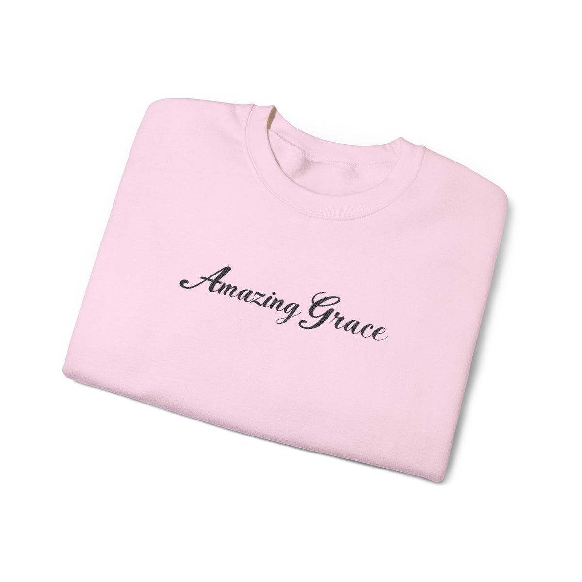 Amazing Grace Embroidered Crewneck Sweatshirt