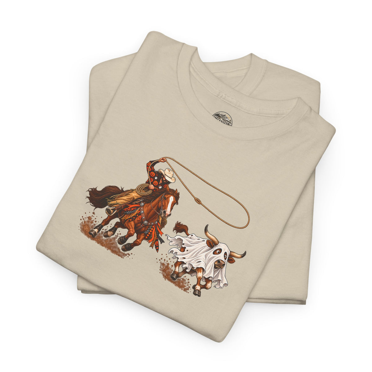 Halloween Steer and Cowboy Tee