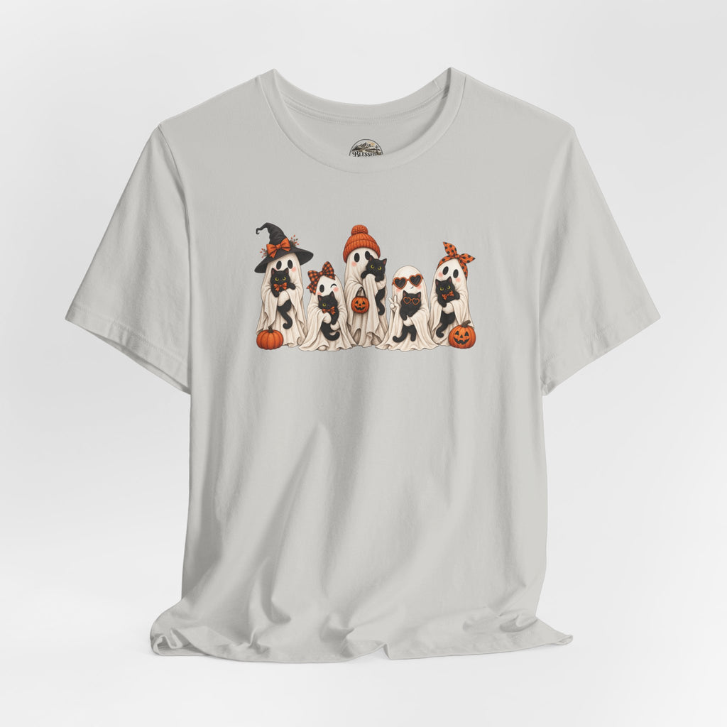 Halloween Ghost and Kittens T-Shirt