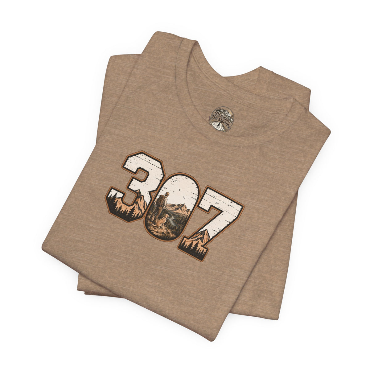 307 Wyoming Mountains T‑Shirt