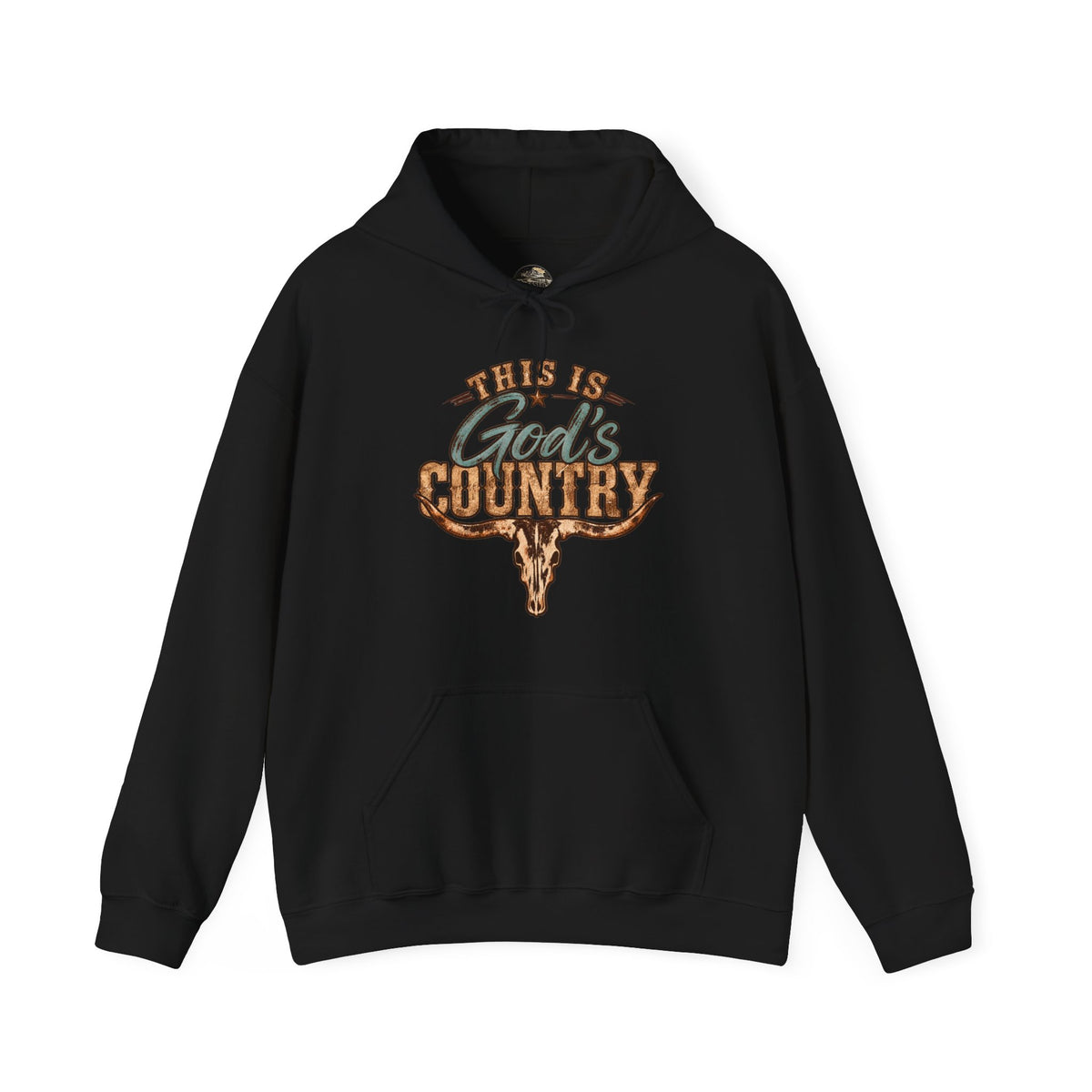 This Is God's Country Hoodie - Rustic Western Faith Pullover