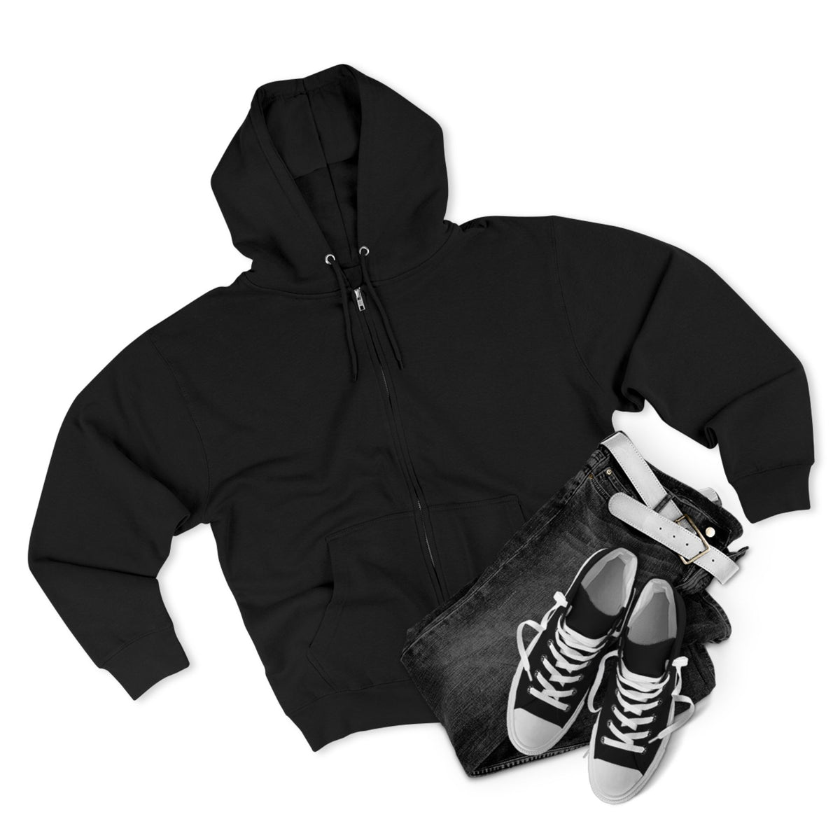 Inspirational Zip Hoodie with Philippians 4:13