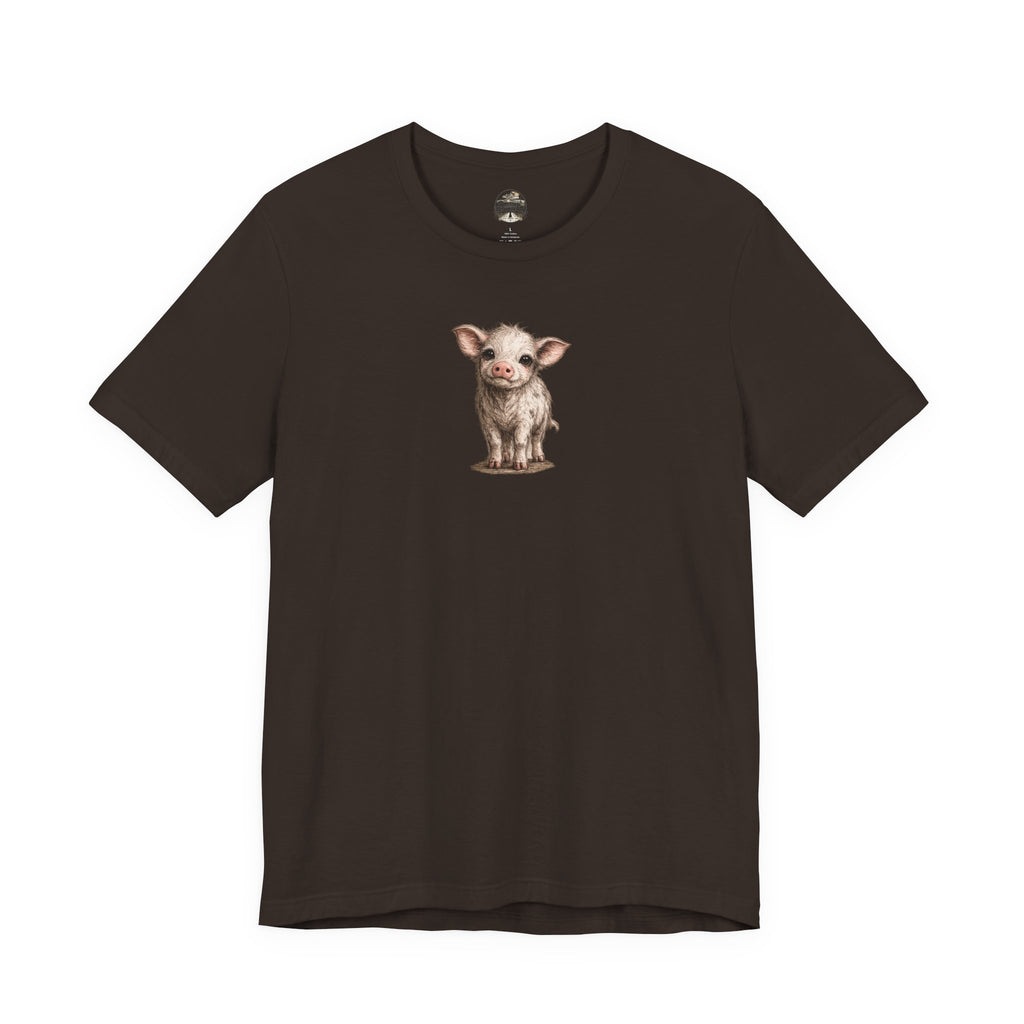Cute Piglet T-Shirt — Adorable Farm Animal Tee for Animal Lovers