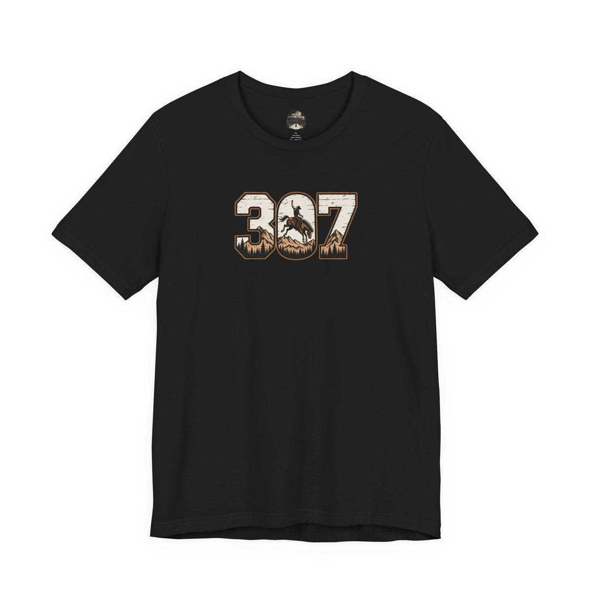 307 Wyoming Cowboy T-Shirt – Rustic Western State Pride Tee