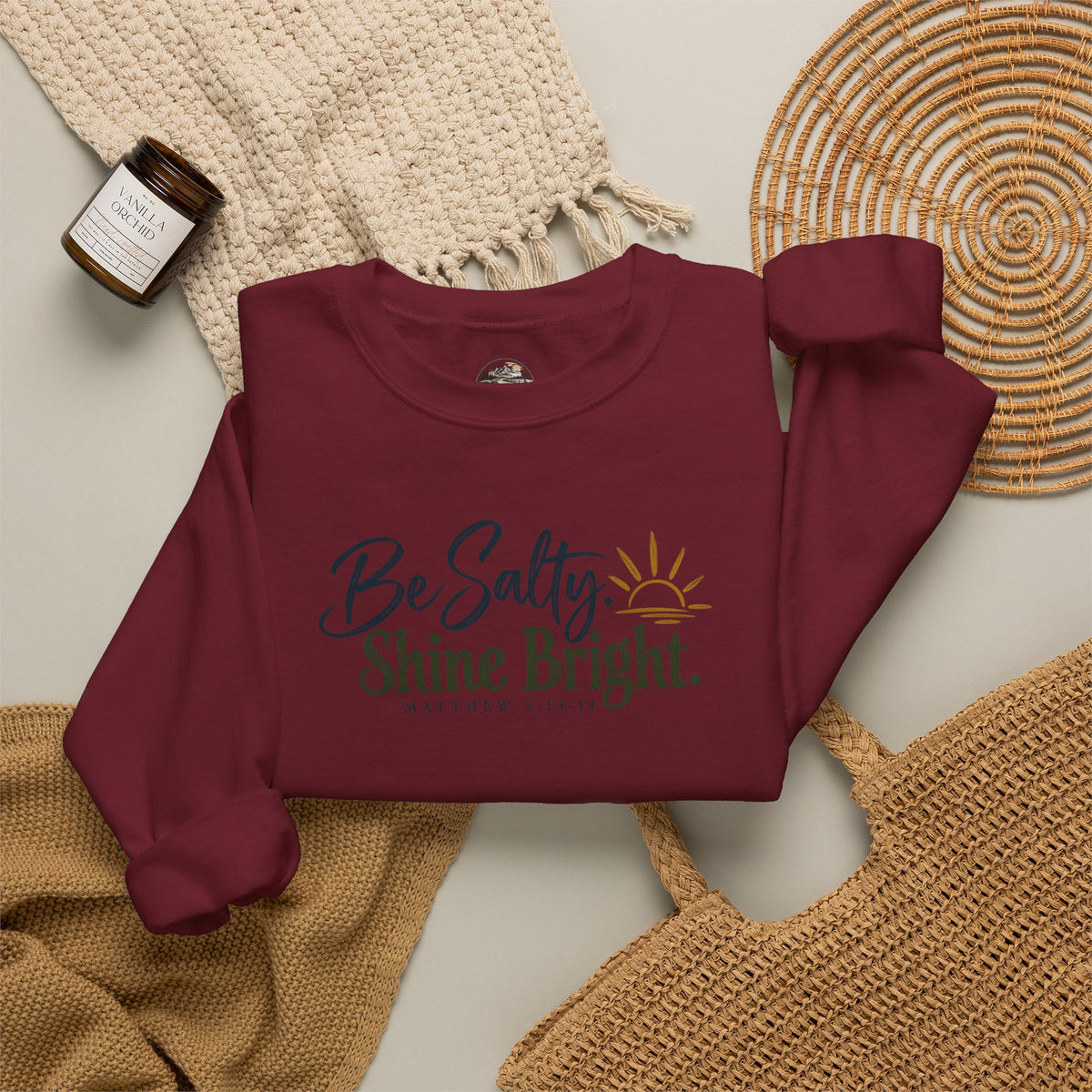 Be Salty Shine Bright Inspirational Sweatshirt