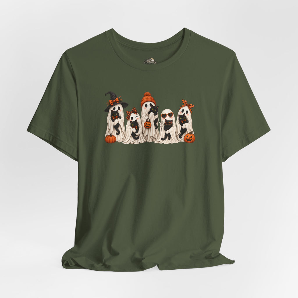 Halloween Ghost and Kittens T-Shirt