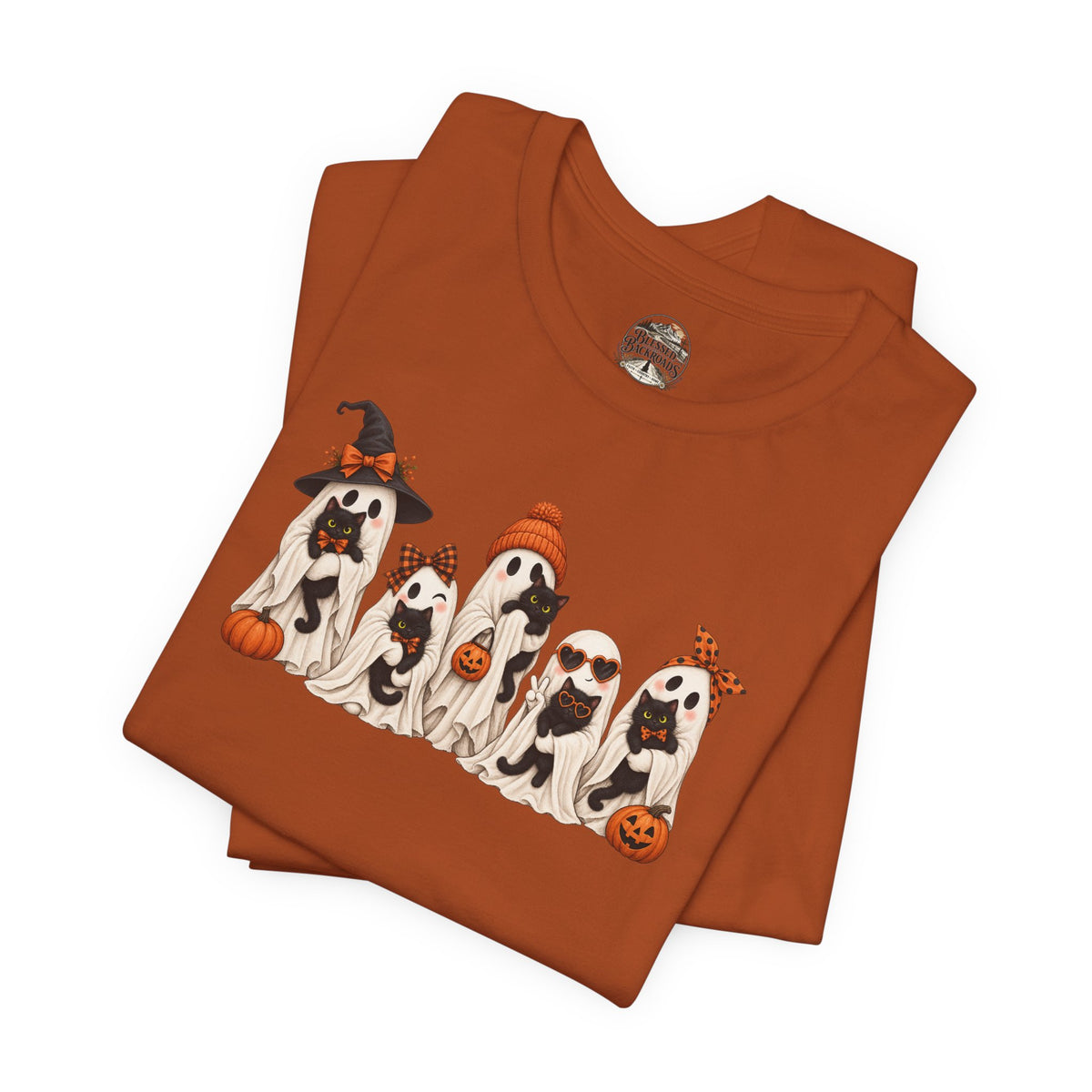 Halloween Ghost and Kittens T-Shirt