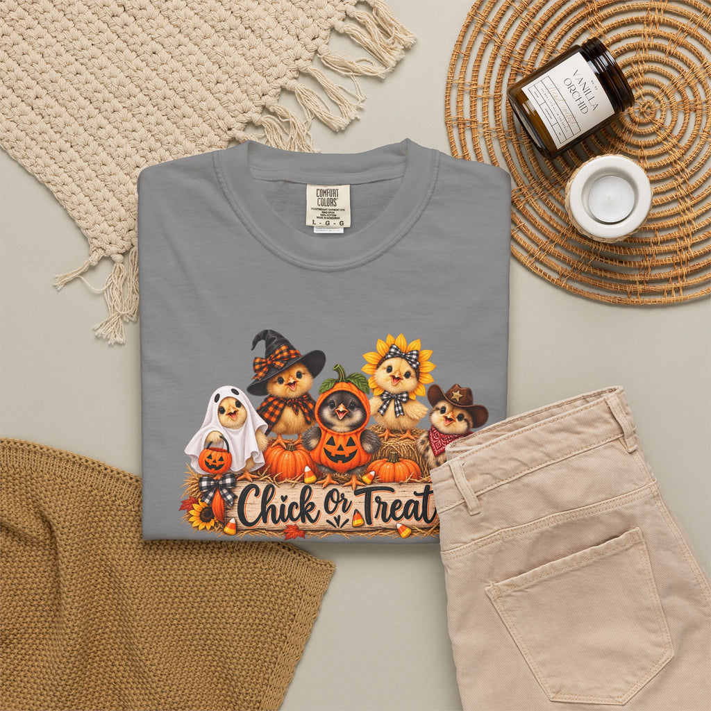 Chick or Treat Halloween Tee