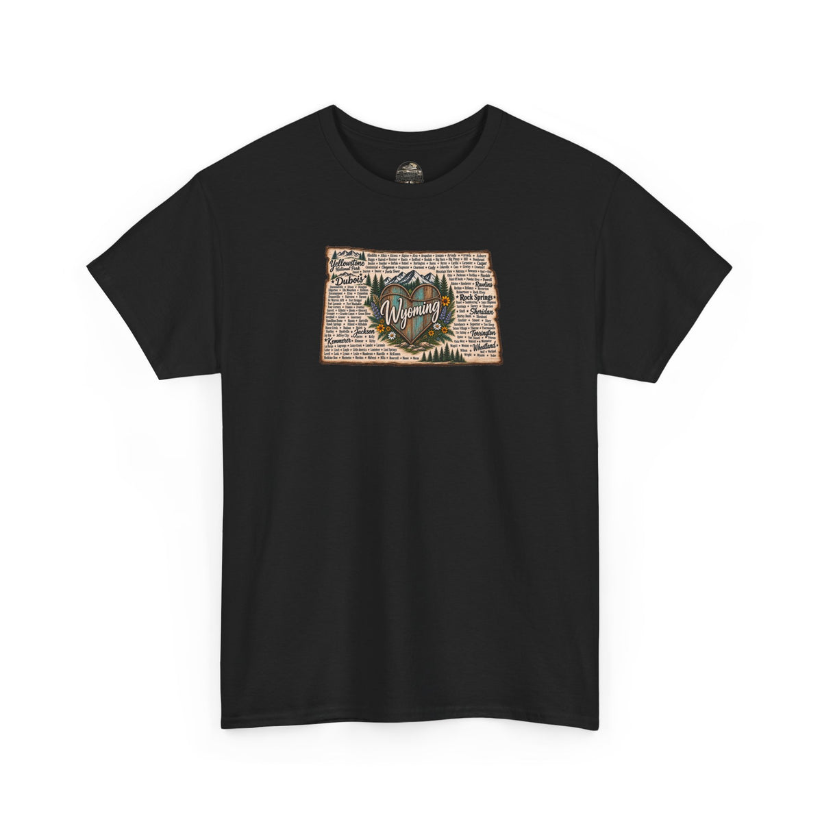 Wyoming State Outline Tee