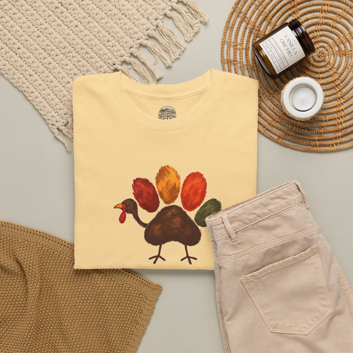 Dog Paw Turkey Tee