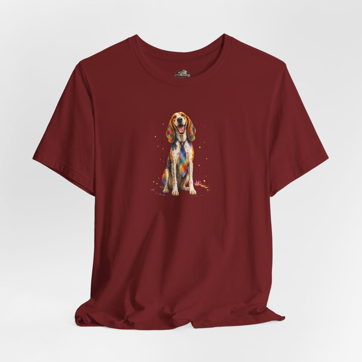 Hound Dog Watercolor T-Shirt – Colorful Dog Lover Tee