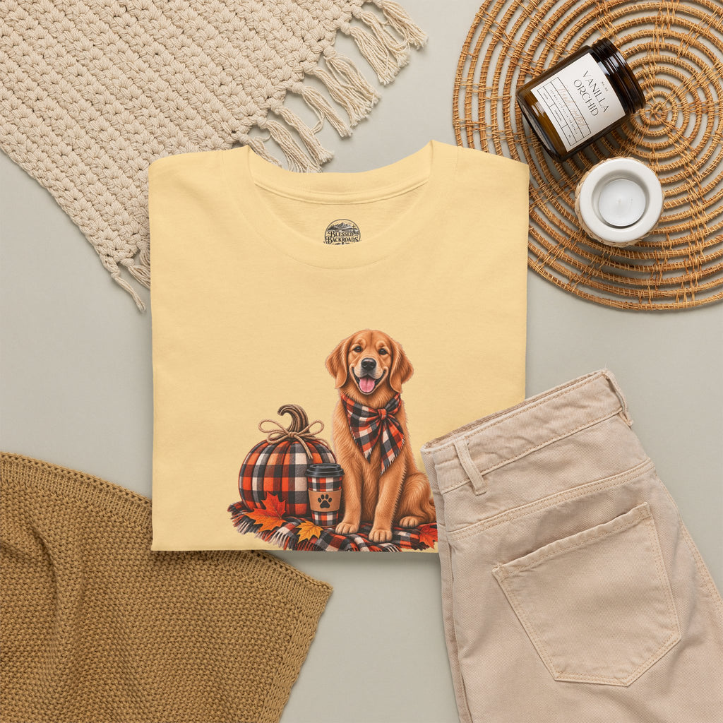 Golden Retriever Fall Tee