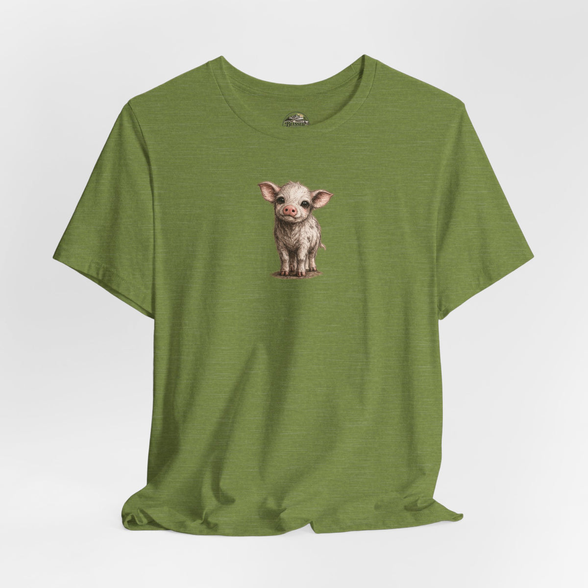Cute Piglet T-Shirt — Adorable Farm Animal Tee for Animal Lovers