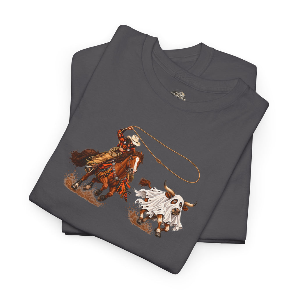 Halloween Steer and Cowboy Tee