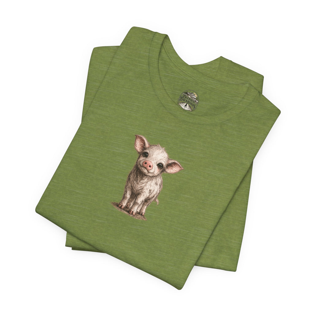 Cute Piglet T-Shirt — Adorable Farm Animal Tee for Animal Lovers
