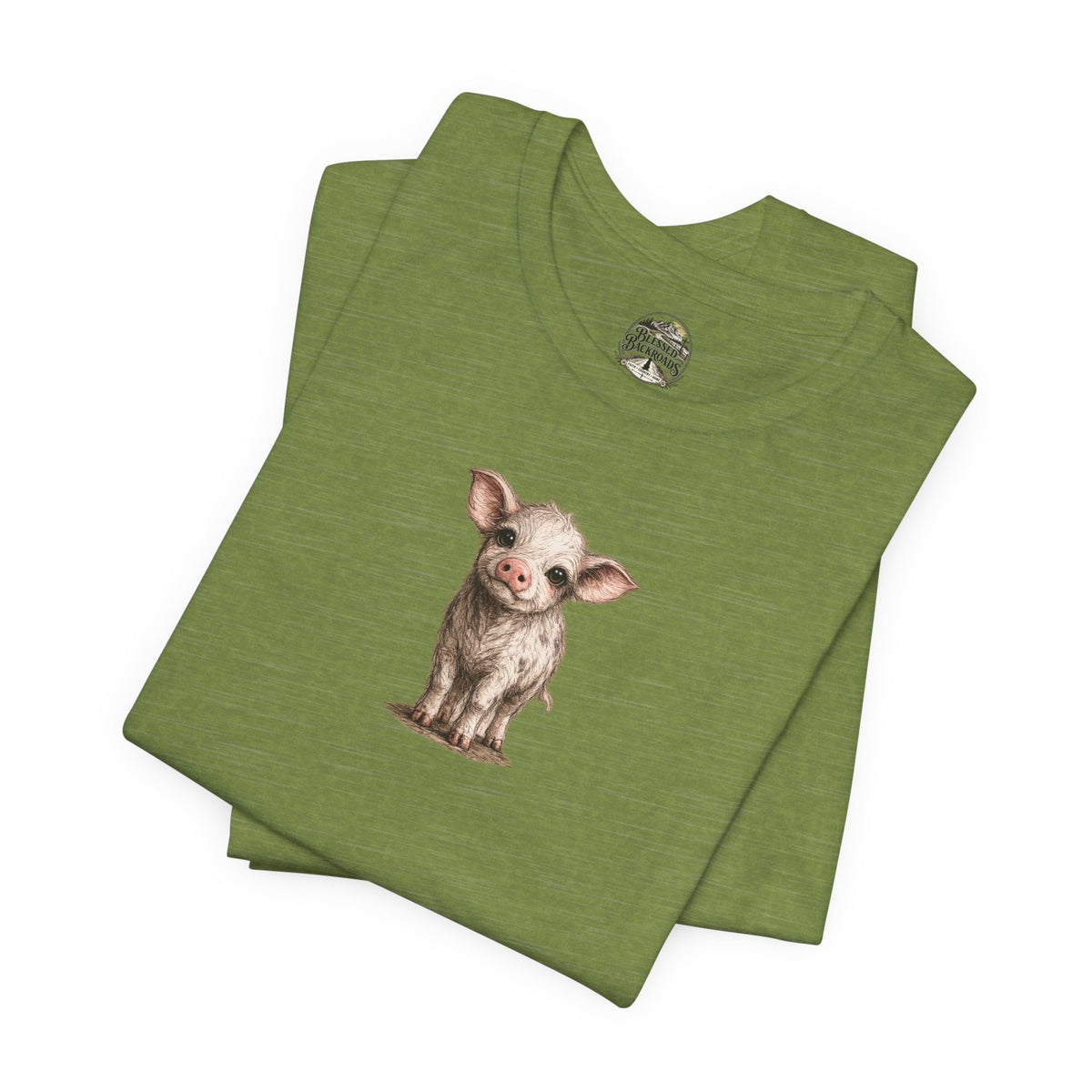 Cute Piglet T-Shirt — Adorable Farm Animal Tee for Animal Lovers