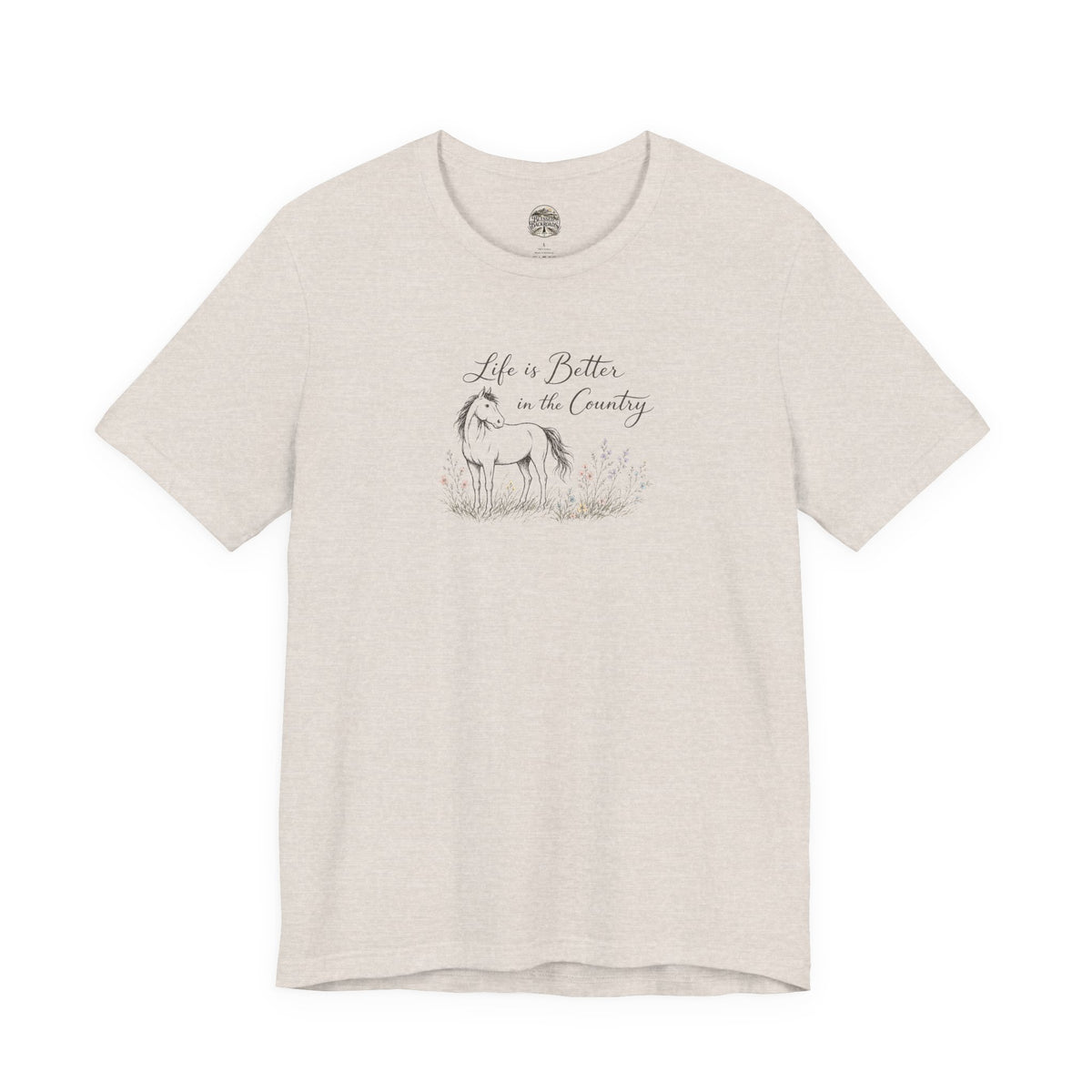 Country Life Horse Graphic Tee – "Life is Better in the Country"