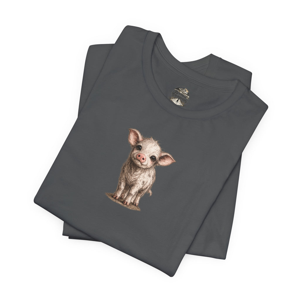 Cute Piglet T-Shirt — Adorable Farm Animal Tee for Animal Lovers