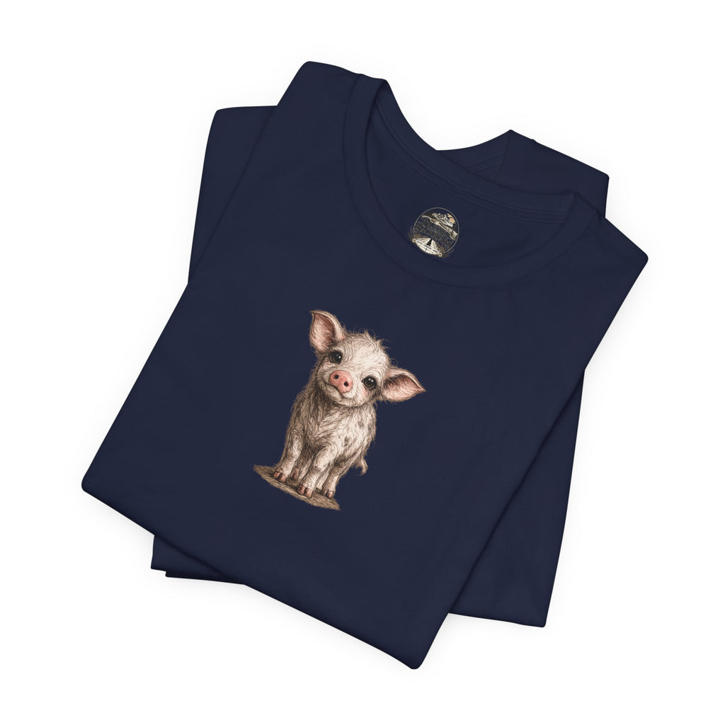 Cute Piglet T-Shirt — Adorable Farm Animal Tee for Animal Lovers
