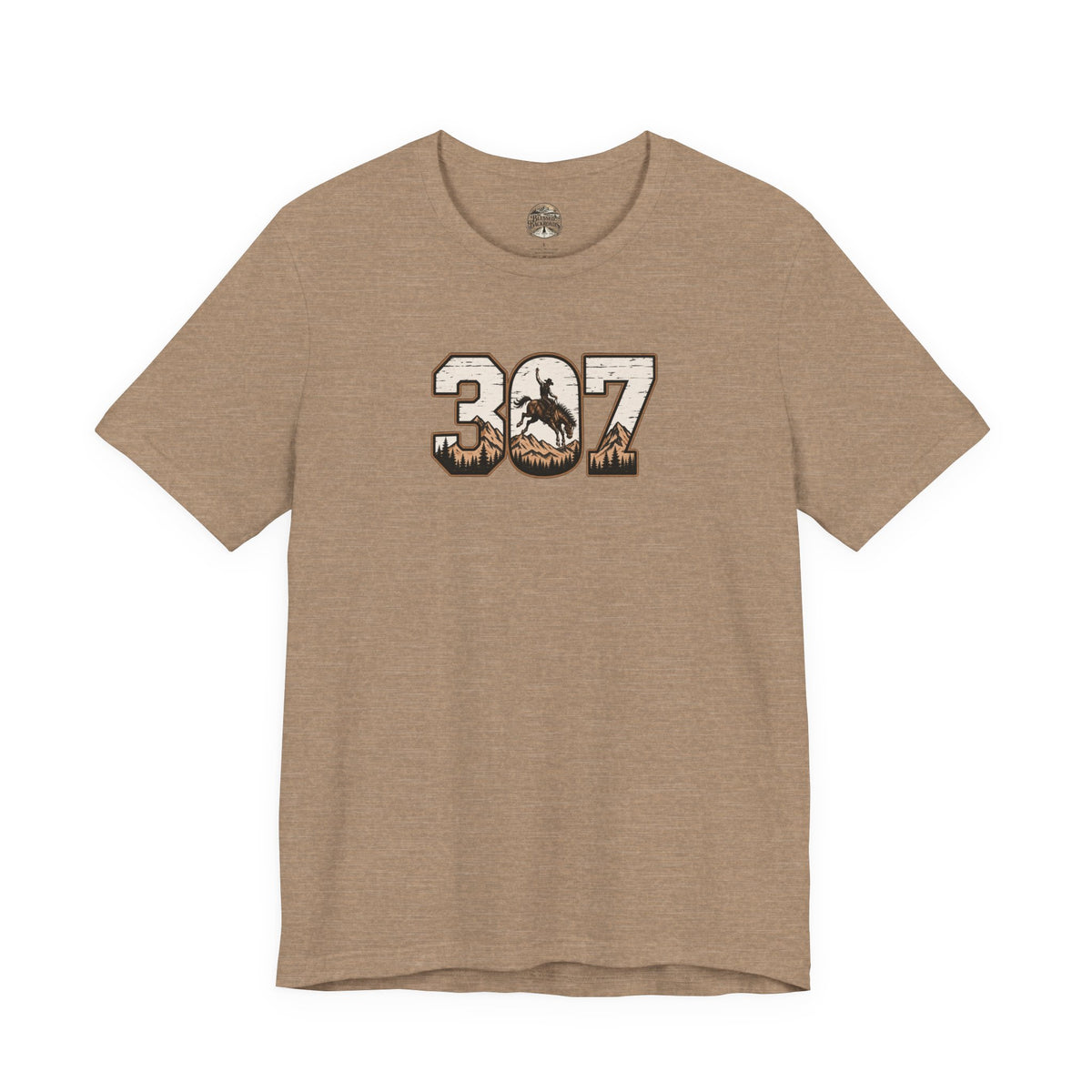 307 Wyoming Cowboy T-Shirt – Rustic Western State Pride Tee