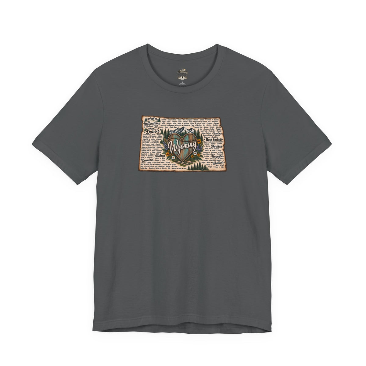 Wyoming State Outline Tee