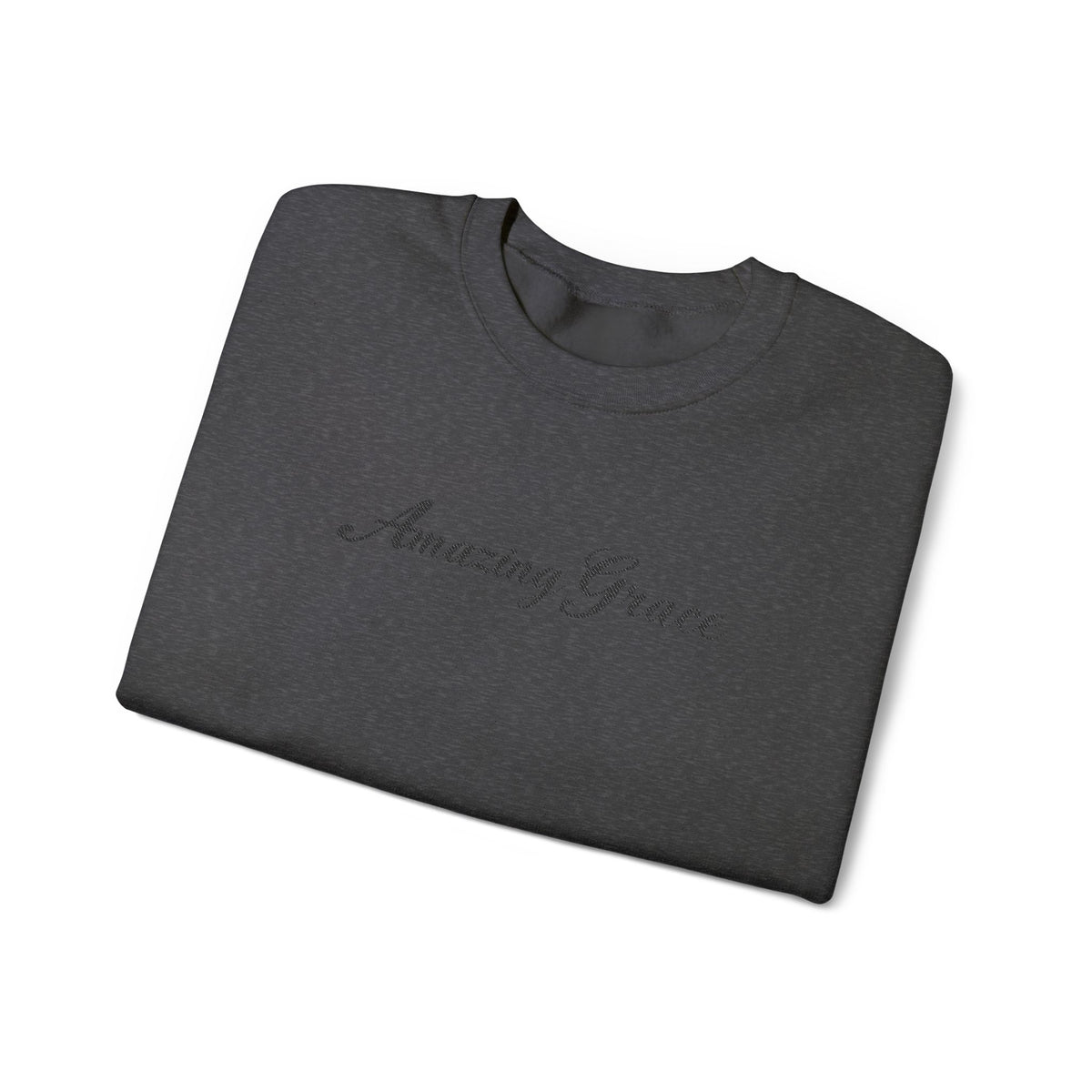Amazing Grace Embroidered Crewneck Sweatshirt
